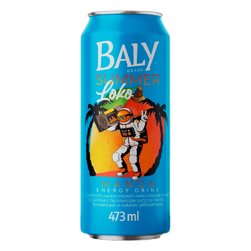 ENERGÉTICO BALY LATA 473ML MANGA - FD COM 6 UN