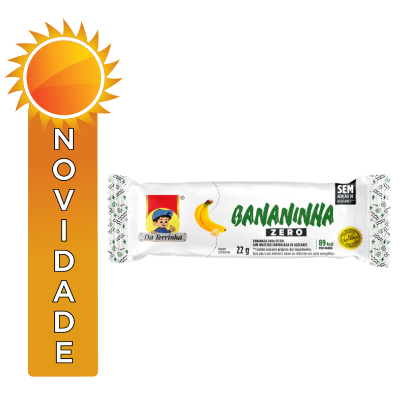 BANANINHA DA TERRINHA 22GR ZERO - DP COM 12 UN