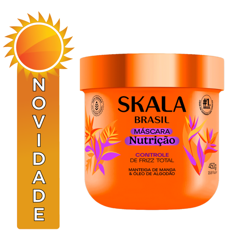 MÁSCARA DE TRATAMENTO E NUTRIÇÃO SKALA 450GR - CX COM 6 UN