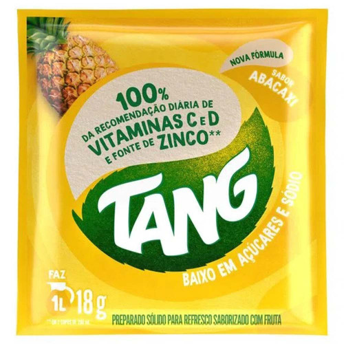 REFRESCO EM PÓ TANG 18GR ABACAXI - DP COM 18 UN