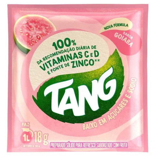 REFRESCO EM PÓ TANG 18GR GOIABA - DP COM 18 UN