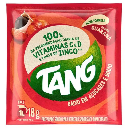 REFRESCO EM PÓ TANG 18GR GUARANÁ - DP COM 18 UN