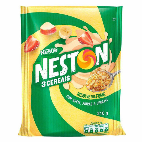 NESTON 3 CEREAIS 210GR SACHÊ - CX COM 12 PC