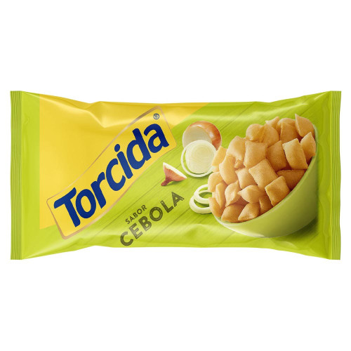 SALGADINHO TORCIDA CEBOLA 60GR - CX COM 24 UN