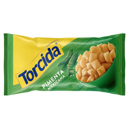 SALGADINHO TORCIDA PIMENTA MEXICANA 60GR - CX COM 24 UN