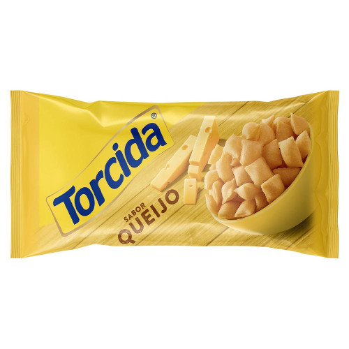 SALGADINHO TORCIDA QUEIJO 60GR - CX COM 24 UN