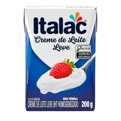 CREME DE LEITE ITALAC 200GR - CX COM 24 UN