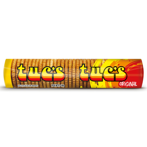 BISCOITO SALGADO TUC'S 100GR TRADICIONAL - CX COM 30 UN