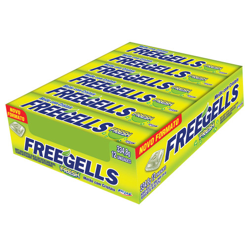 DROPS FREEGELLS RICLAN 27GR FRESH MELÃO - DP COM 12 UN