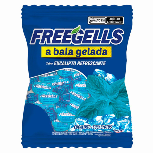 BALA FREEGELLS RICLAN DURA 475GR EUCALIPTO REFRESCANTE - UNIDADE