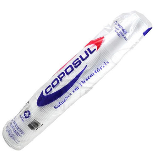 COPO DESCARTÁVEL COPOSUL 100X50ML - BRANCO CX COM 50 PC