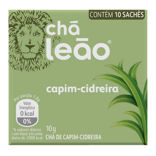CHÁ LEÃO SACHÊ 1X10 CIDREIRA 1GR - PC COM 10 DP