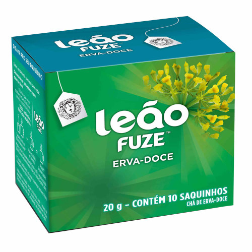 CHÁ LEÃO FUZE SACHÊ 1X10 ERVA DOCE 2GR - PC COM 10 DP