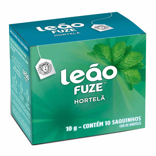 CHÁ LEÃO FUZE SACHÊ 1X10 HORTELÃ 1GR - PC COM 10 DP