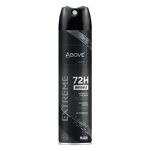 DESODORANTE ABOVE BASTON 150ML EXTREME BLACK 72H - PC COM 6 UN