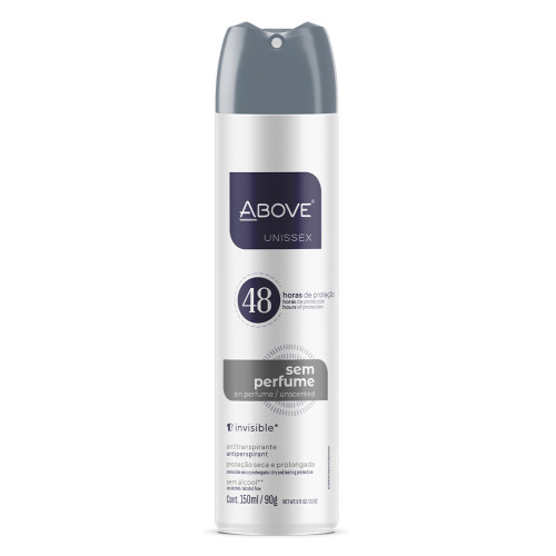 DESODORANTE ABOVE BASTON SEM PERFUME 150ML - PC COM 6 UN