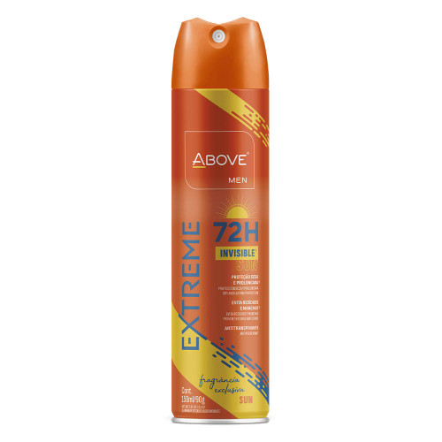 DESODORANTE ABOVE BASTON 150ML MEN EXTREME SUN 72H - PC COM 6 UN