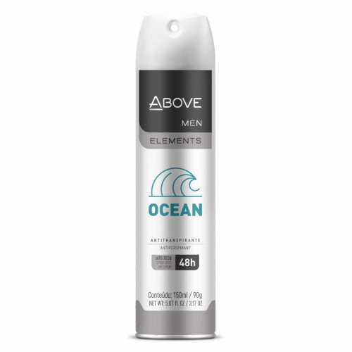 DESODORANTE ABOVE BASTON MEN OCEAN 150ML - PC COM 6 UN