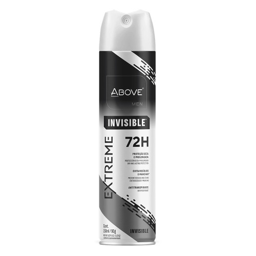 DESODORANTE ABOVE BASTON 150ML MEN EXTREME INVISIBLE 72H - PC COM 6 UN