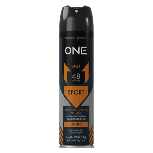 DESODORANTE ABOVE BASTON 150ML ONE MEN SPORT - PC COM 6 UN
