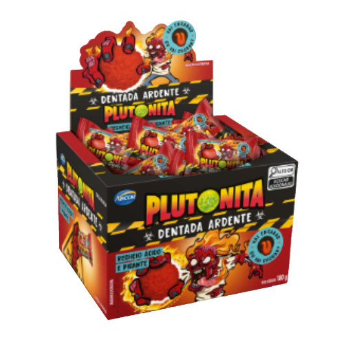 CHICLE PLUTONITA ARCOR 180G DENTADA ARDENTE - DP COM 40 UN