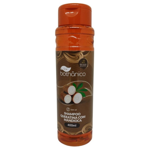 SHAMPOO TOK BOTHÂNICO 400ML QUERATINA COM MANDIOCA - UNIDADE