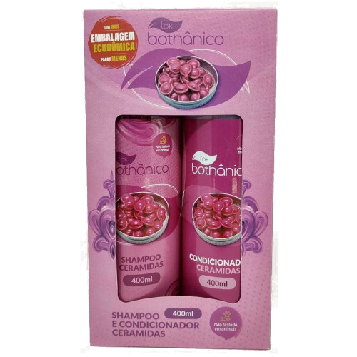 KIT TOK BOTHÂNICO SHAMPOO/CONDICIONADOR 400ML CERAMIDAS - UNIDADE