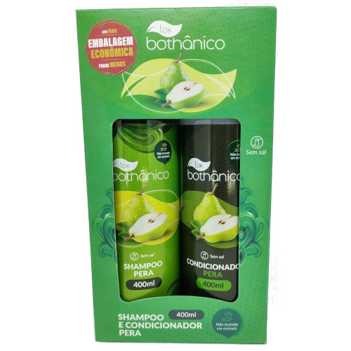 KIT TOK BOTHÂNICO SHAMPOO/CONDICIONADOR 400ML PERA - UNIDADE