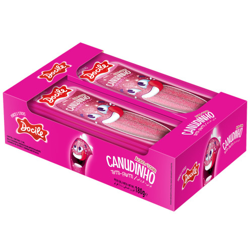 TUBES DOCILE 15GR TUTTI FRUTI - DP COM 12 UN