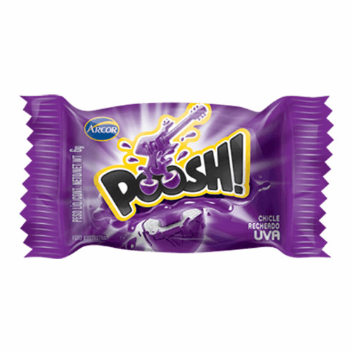 CHICLE POOSH UVA 200GR - DP COM 40 UN