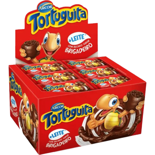 CHOCOLATE TORTUGUITA ARCOR 15,5GR BRIGADEIRO - DP COM 24 UN