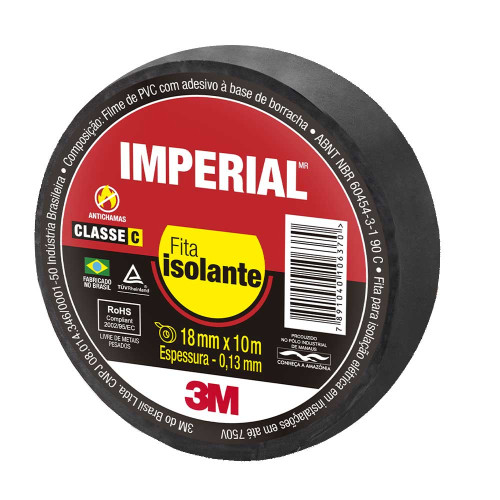 FITA ISOLANTE 3M 10 METROS - PC COM 10 UN