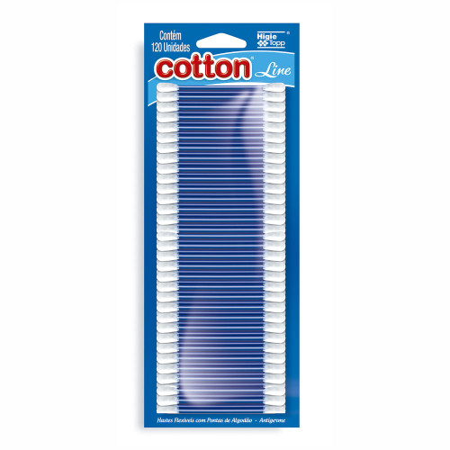 COTONETE COTTON LINE C/120UN - PC COM 10 UN
