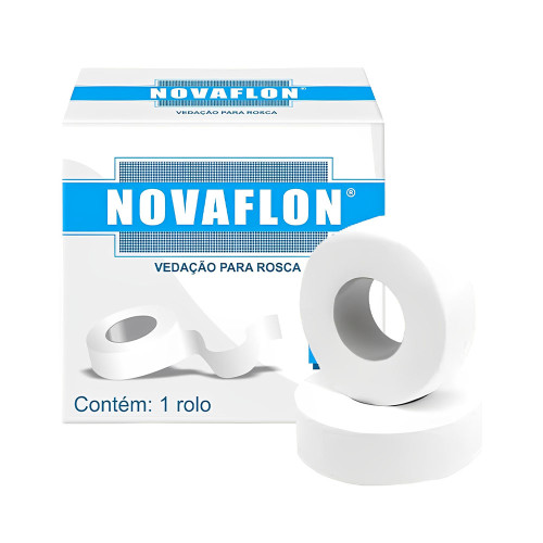 FITA VEDA ROSCA NOVAFLON 12MMX5MT PEQUENA - CX COM 120 UN