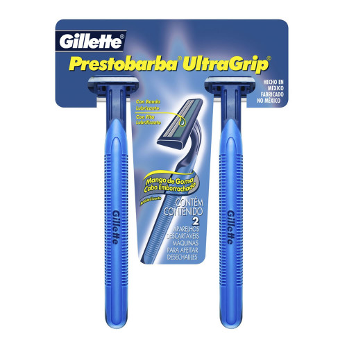 APARELHO DE BARBEAR PRESTOBARBA ULTRAGRIP - CARTELA COM 24 UN