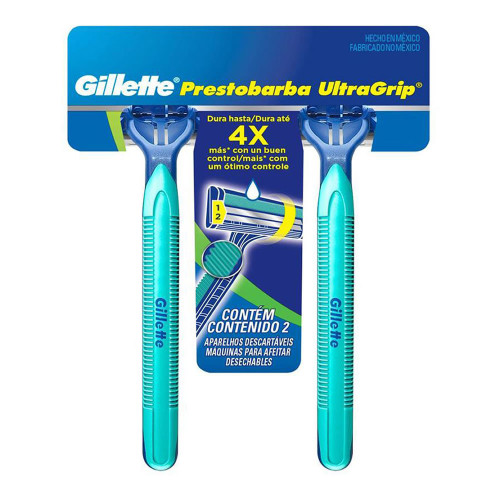 APARELHO DE BARBEAR PRESTOBARBA CABEÇA MÓVEL - CARTELA COM 24 UN