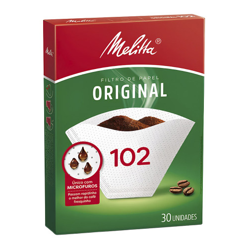 FILTRO DE PAPEL MELITTA COM 30 "102" "PC COM 6 UN
