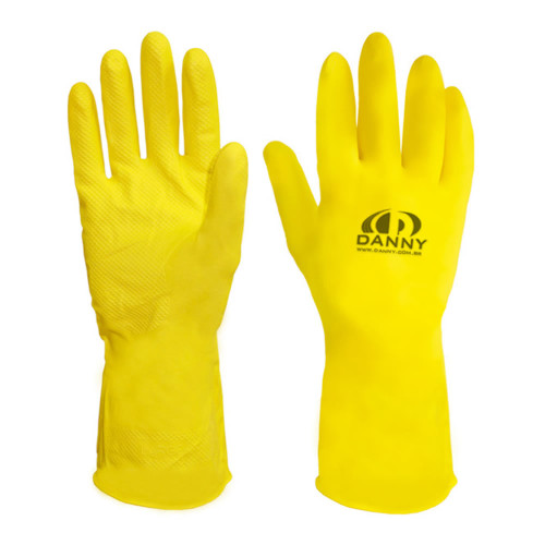 LUVA DE BORRACHA DANNY - TAMANHO - P PC COM 12 PR