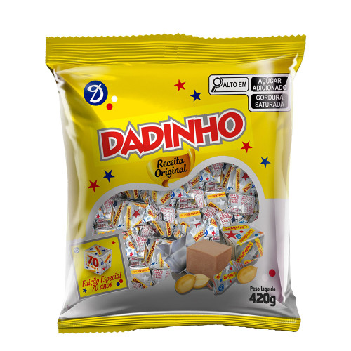 BALA DADINHO TRADICIONAL 420GR AMENDOIM - UNIDADE