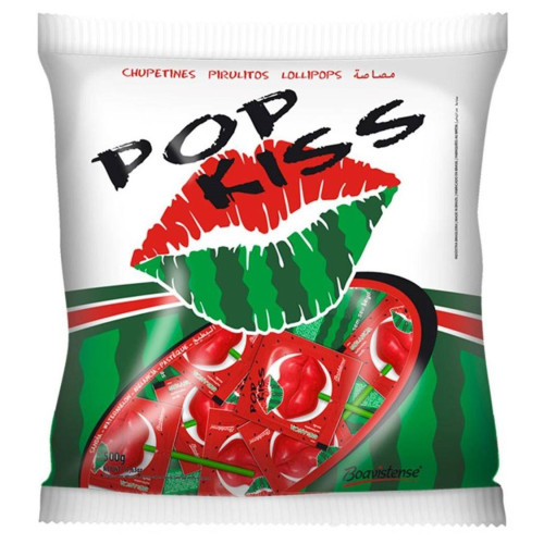 PIRULITO POP KISS 500GR - MELANCIA PC COM 50 UN