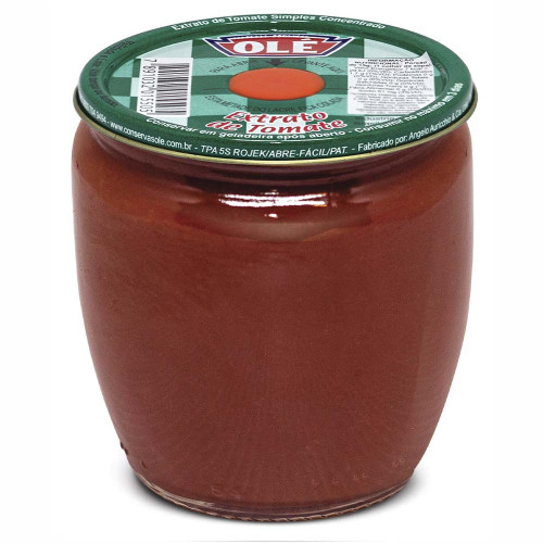 EXTRATO DE TOMATE OLÉ 190GR COPO SIMPLES - CX COM 12 UN