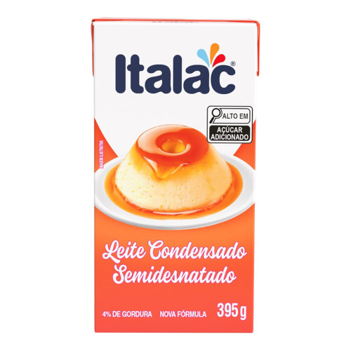 LEITE CONDENSADO ITALAC 395GR TP - CX COM 27 UN