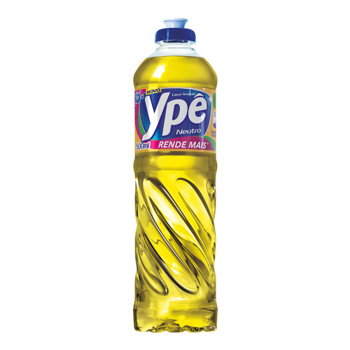 LAVA-LOUÇAS LÍQUIDO YPÊ 500ML NEUTRO - CX COM 24 UN