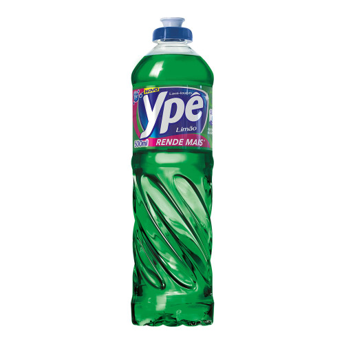 LAVA-LOUÇAS LÍQUIDO YPÊ 500ML LIMÃO - CX COM 24 UN