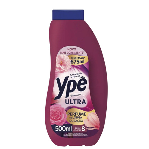 AMACIANTE YPÊ FRASCO 500ML PRIMAVERA - PC COM 12 UN