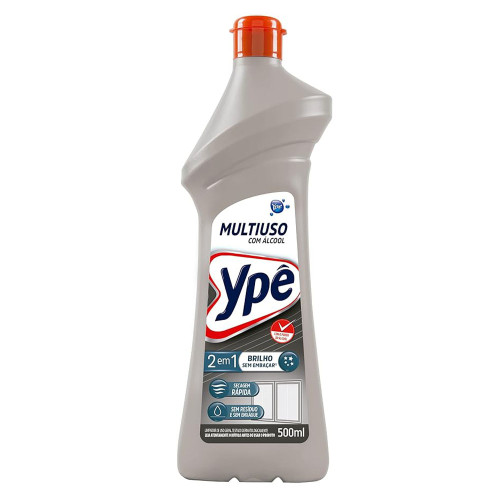 MULTIUSO YPÊ 500ML COM ÁLCOOL - CX COM 12 UN