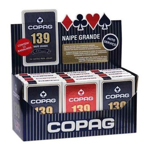 BARALHO COPAG 139 - CX COM 12 UN