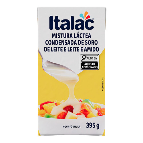 MISTURA LÁCTEA CONDENSADA ITALAC 395GR TP - CX COM 27 UN