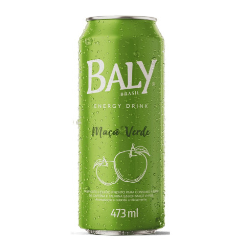 ENERGÉTICO BALY LATA 473ML MAÇÃ VERDE - FD COM 6 UN
