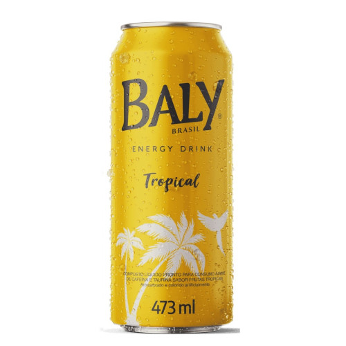 ENERGÉTICO BALY LATA 473ML TROPICAL - FD COM 6 UN